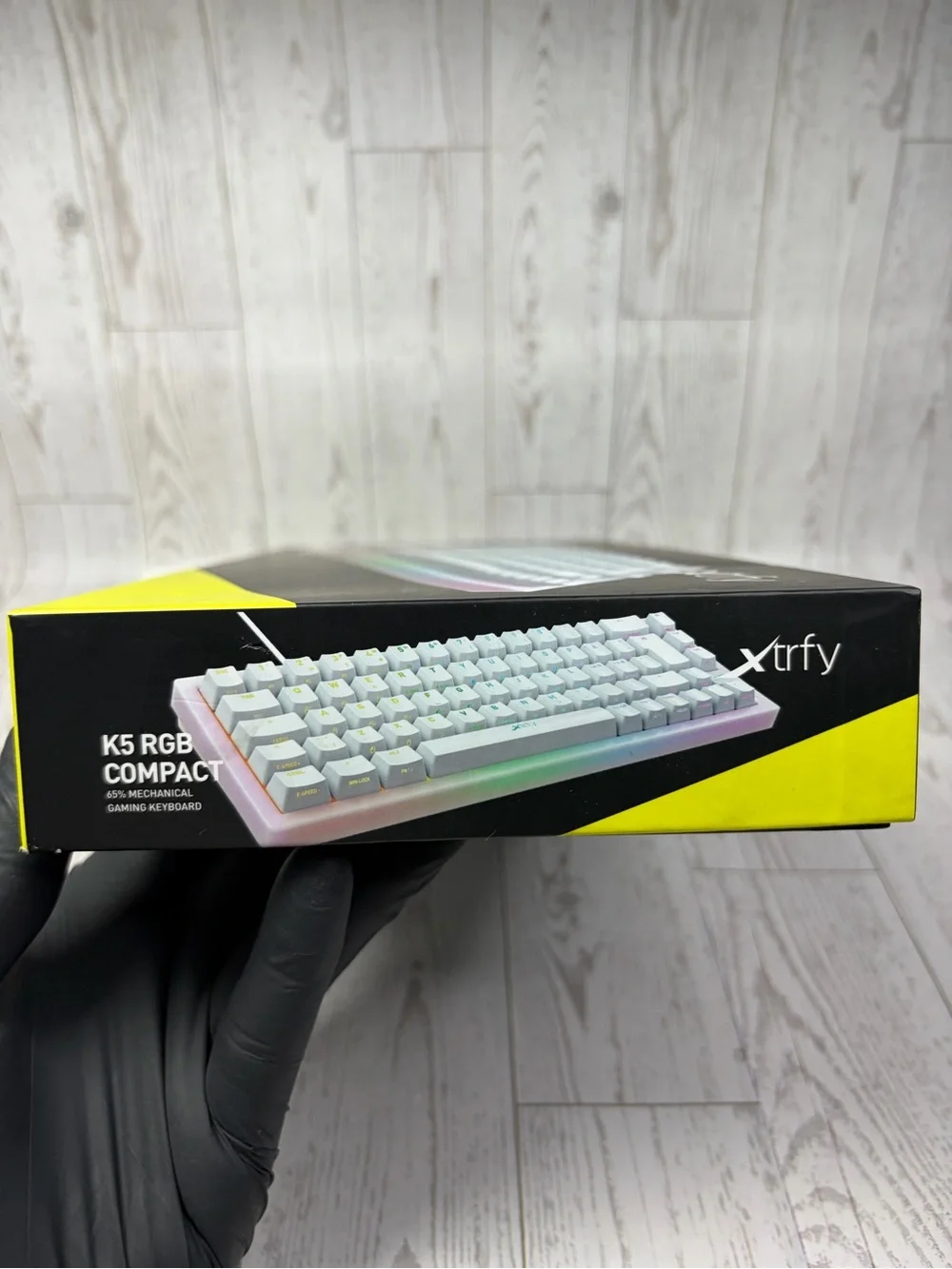 Xtrfy K5 Compact Gaming Keyboard - White with RGB